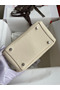 Hermes Mini Lindy Handmade Bag In Nata Clemence Leather Replica
