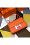 Hermes Original Espom Leather Constance Bag 5333 orange Replica