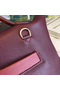 Hermes 24/24 29 Bag In Bordeaux Clemence Calfskin Replica