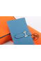 Hermes Bearn Japonaise Tri-Fold Wallet A308 Blue Replica
