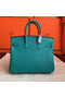 Hermes Birkin 25 Handmade Bag In Malachite Epsom Calfskin Replica