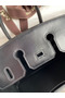 Hermes Birkin 25 Retourne Handmade Bag In Black Box Calfskin Replica