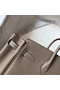 Hermes Birkin 25cm Bag In Tourterelle Clemence Leather GHW Replica