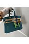 Hermes Birkin 25CM Epsom Bag Original Leather H25E Dark Green Replica
