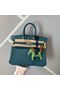 Hermes Birkin 25CM Epsom Bag Original Leather H25E Dark Green Replica