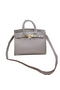 Hermes Birkin 25CM Tote Bag Original Leather H25 Grey Replica