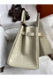 Hermes Birkin 30 Handmade Bag In Craie Crocodile Niloticus Matte Skin Replica