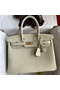 Hermes Birkin 30 Handmade Bag In Craie Crocodile Niloticus Matte Skin Replica