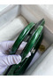 Hermes Birkin 30 Handmade Bag In Malachite Crocodile Niloticus Shiny Skin Replica