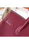 Hermes Birkin 30 Handmade Bag In Ruby Clemence Leather Replica