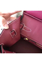 Hermes Birkin 30 Handmade Bag In Ruby Clemence Leather Replica