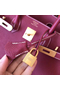 Hermes Birkin 30 Handmade Bag In Ruby Clemence Leather Replica