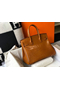 Hermes Birkin 30cm Bag In Gold Embossed Crocodile Leather Replica