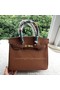 Hermes Birkin 30CM Tote Bags Brown Calfskin Leather BK30 Gold Replica