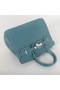 Hermes Birkin 30CM Tote Bags Smooth Togo Leather Blue Replica
