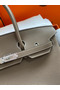 Hermes Birkin 35 Retourne Handmade Bag In Taupe Clemence Leather Replica