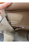 Hermes Birkin 35 Retourne Handmade Bag In Taupe Clemence Leather Replica