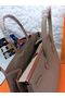 Hermes Birkin 35CM 30CM Tote Bag Grainy Leather H35H30 Grey Replica