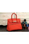 Hermes Birkin 35CM 30CM Tote Bag Original Leather HB35O Orange Replica