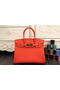 Hermes Birkin 35CM 30CM Tote Bag Original Leather HB35O Orange Replica