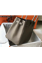 Hermes Birkin 35cm Bag In Gris Tourterelle Clemence Leather GHW Replica