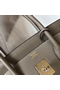 Hermes Birkin 35cm Bag In Gris Tourterelle Clemence Leather GHW Replica