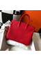 Hermes Birkin 35cm Bag In Red Clemence Leather GHW Replica