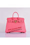 Hermes Birkin 35CM Tote Bag Pink Grainy Leather H6089 Gold Replica