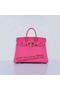 Hermes Birkin 35CM Tote Bag Rosy Grainy Leather Gold Replica