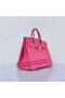 Hermes Birkin 35CM Tote Bag Rosy Grainy Leather Gold Replica