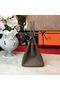 Hermes Birkin Bag Original Leather 17825 Grey Replica