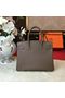 Hermes Birkin Bag Original Leather 17825 Grey Replica