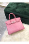 Hermes Birkin Bag Original Leather Ostrich skin HBK2530 pink Replica