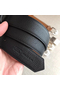 Hermes Black Licol 40 MM Reversible Leather Belt Replica