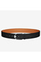 Hermes Black Licol 40 MM Reversible Leather Belt Replica