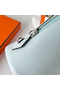 Hermes Bolide 1923 25 Handmade Bag In Blue Brume Epsom Calfskin Replica