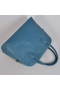 Hermes Bolide 37CM Tote Bags Clemence H1037 Blue Replica