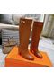 Hermes Boots Shoes H28239 Brown Replica