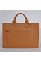 Hermes Briefcase 40CM Bag Clemence Leather Camel Replica