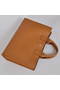 Hermes Briefcase 40CM Bag Clemence Leather Camel Replica