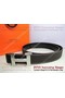 Hermes Calf Leather Diamond Belt HB118 Black Silver Replica