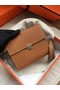 Hermes Clutch Epsom calfskin H0589 brown Replica