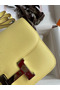 Hermes Constance 18 Handmade Bag In Jaune Poussin Epsom Calfskin Replica