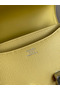 Hermes Constance 18 Handmade Bag In Jaune Poussin Epsom Calfskin Replica