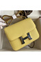 Hermes Constance 18 Handmade Bag In Jaune Poussin Epsom Calfskin Replica