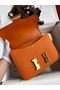 Hermes Constance 24 Handmade Bag In Orange Epsom Calfskin Replica
