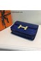 Hermes Constance Bag Croco Leather H9978C Blue Replica