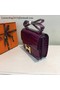 Hermes Constance Bag Croco Leather H9978C Purple Replica