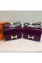 Hermes Constance Bag Croco Leather H9978C Purple Replica