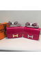 Hermes Constance Bag Croco Leather H9978C Rose Replica